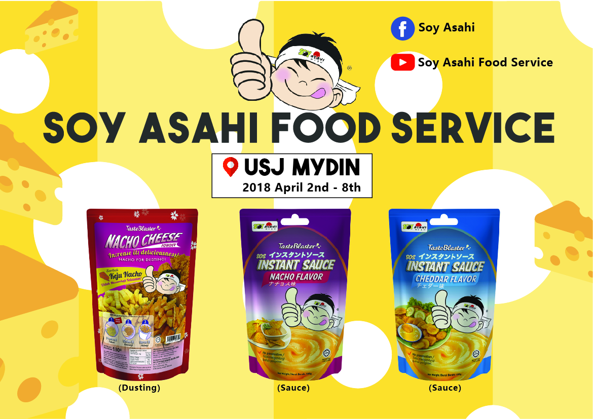 Launching of Nacho Cheese Powder @ Mydin MITC USJ (2nd April – 8th April 2018)