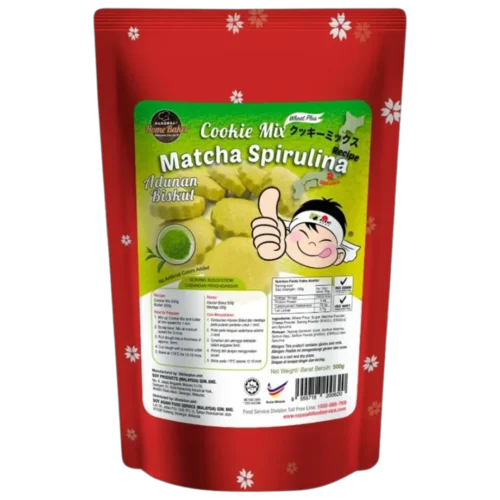Cookie Mix Matcha Spirulina Recipe 500gm